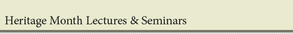 Lectures and Seminars