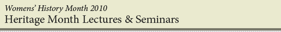 Lectures and Seminars