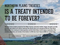 Northern Plains Treaties: Is a Treaty Intended to Be Forever?