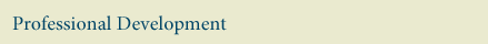 Professional Development