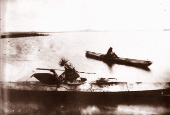 Hunting from a kayak