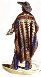Man wearing a poncho