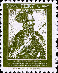 Stamp- Gonzalo Pizarro
